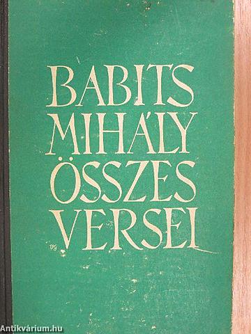 Babits Mihály összes versei