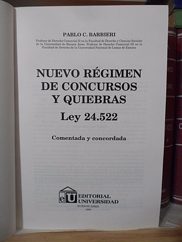 Ley 24.452 /Ley 24.522