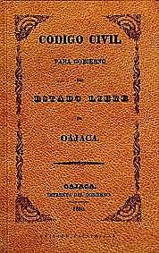 1827, El código civil de Oaxaca