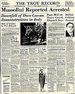 Mussolini Brought Down by Coup During WWII