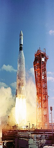 Gemini 6's Target Vehicle Explodes
