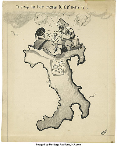 Rome-Berlin Axis Treaty signed