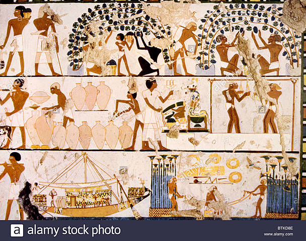 1450 a.C. INSPECTORES EGIPCIOS GRABADOS EN PIEDRA