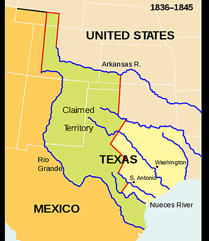 Texas achieves Statehood