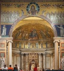 Frescos del templo de San Pedro y San Pablo.