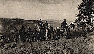 Наступление в Карпатах.