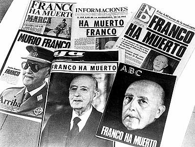 La mort de Franco