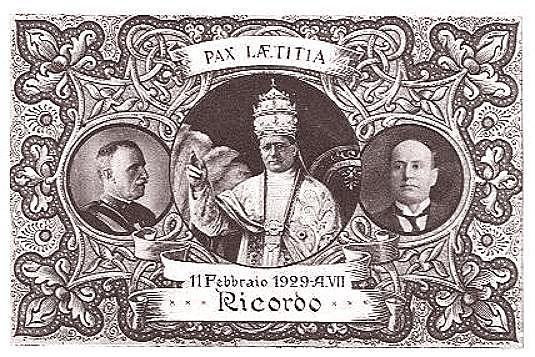 Lateran Treaty with Pope