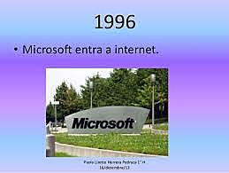 Microsoft entra a internet.