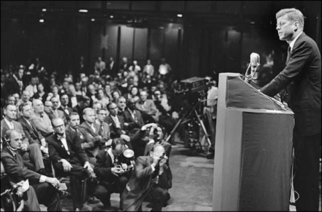 JFK speaks at Houston Ministers' Conference