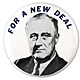 Fdr new deal pin