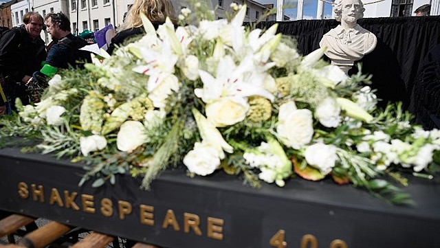 William Shakespeare died at his home in Stratford