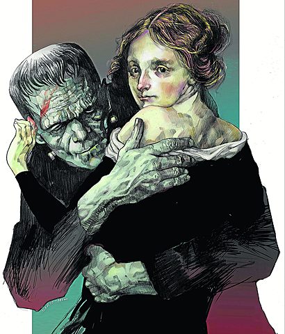 A Gothic tale about giving life to an artificial man - Frankenstein