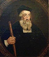 John Wycliffe argued the Bible was the highest religious authority – not the Pope