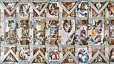 Michelangelo painted the ceiling of the Sistine Chapel