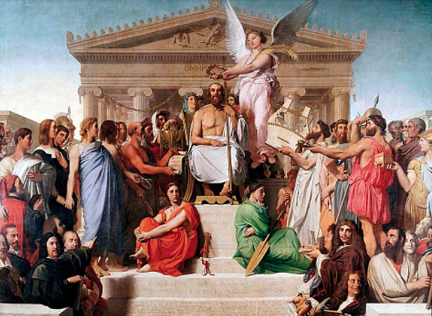 1 Apoteosis de Homero / Ingres