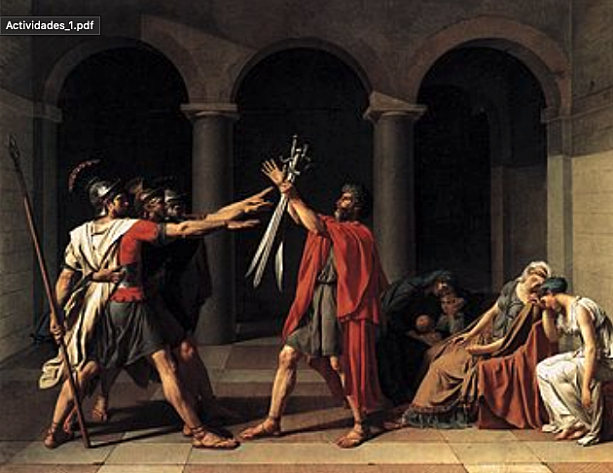 4. Juramento de los Horacios / Jacques-Louis David