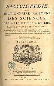 L'Encyclopédie de Denis Diderot y Jean le Rond d'Alembert