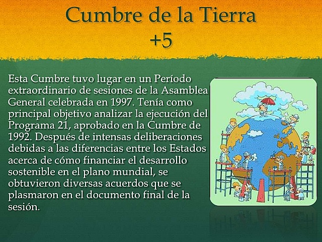 Período Extraordinario de Sesiones de la Asamblea General sobre el Medio Ambiente