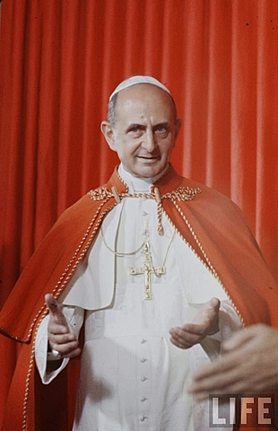 Visita del papa Pablo sexto