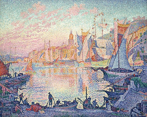 El puerto de Saint-Tropez, Paul Signac
