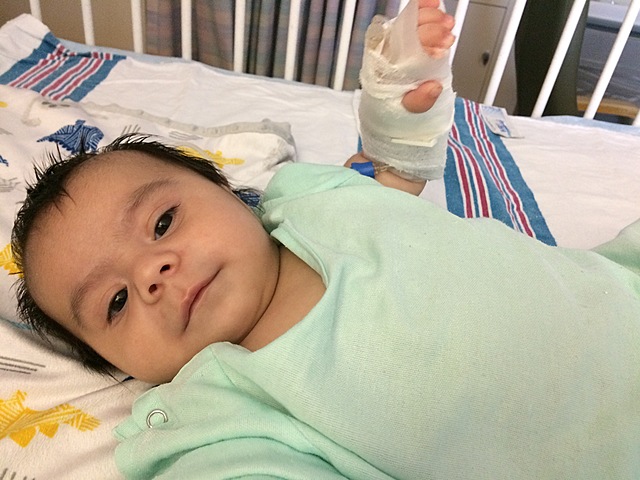 My brother getting hospitalized