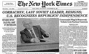 Mikhail Gorbachev Resigns