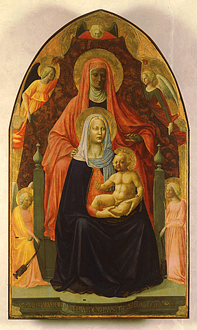 Sant'Anna Metterza di Masaccio e Masolino