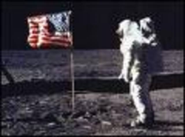 First to walk on Moon