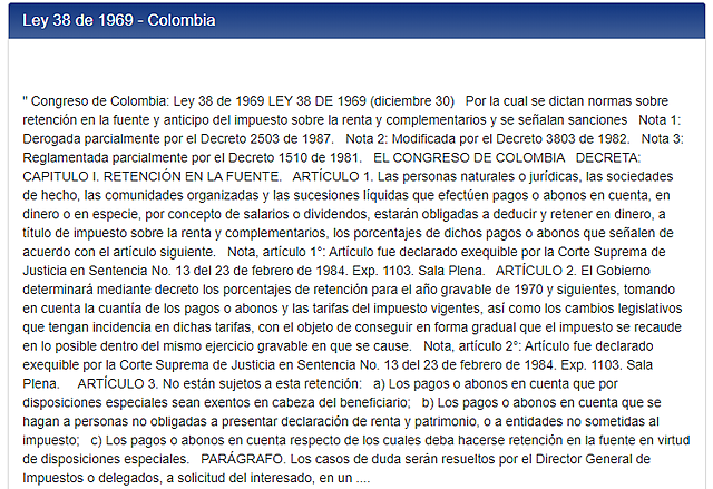 Recomendación Misión Taylor