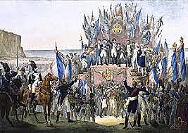 HE RETURNED TO FRANCE AS A HERO