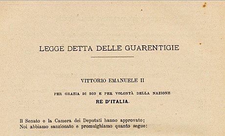 Legge delle "guarentigie"