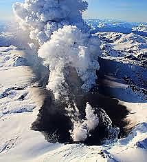 Explosión del volcán Hudson