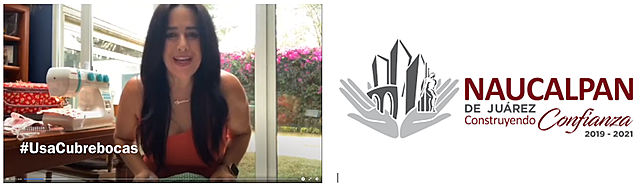 - Verónica Martínez Sentíes: Tutorial para la elaboración de cubrebocas