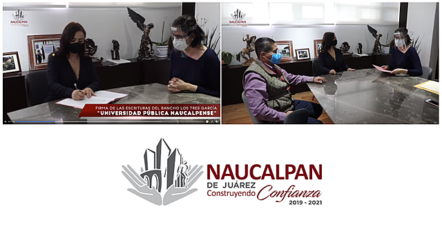 - Firma de las Escrituras, Rancho Tres García.