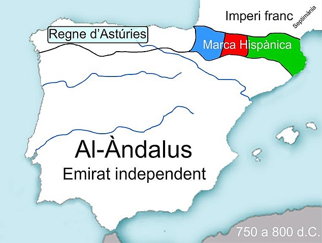 Emirat de Còrdova depenent de Damasc