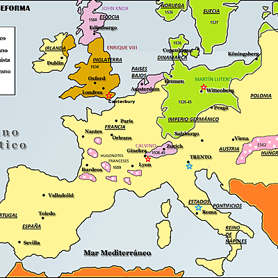 Timeline: Resumen de la reforma protestante