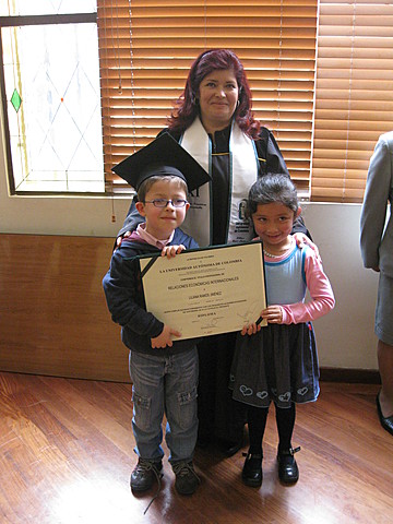 Graduacion de universidad de mi madre