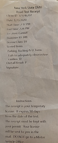 Getting My Driver's License