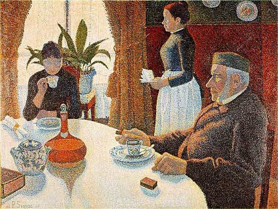 Paul Signac El Desayuno
