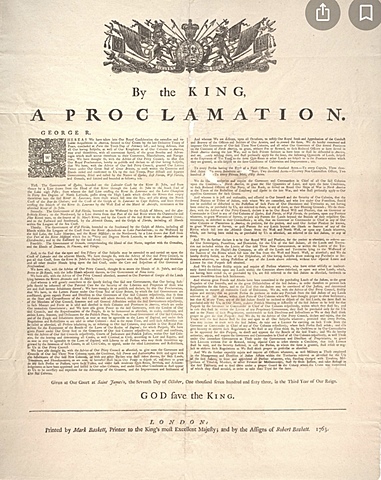 Proclamation 1763