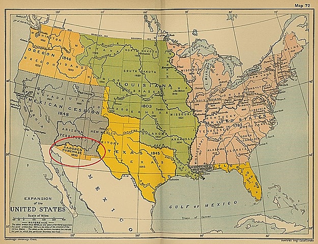 La pérdida del territorio de Texas