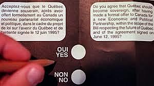 Le référendum sur la souveraineté