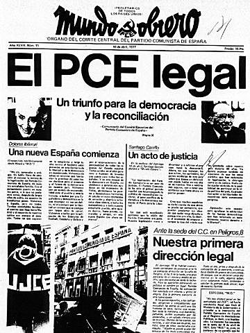 Legalización del PCE