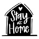 Lettering design stay home 23 2148481890