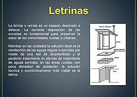 Letrinas y excretas