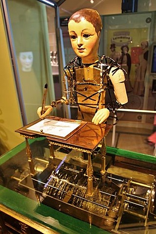 AUTOMATE DESSINATEUR-ECRIVAIN DE MAILLARDET ROBOT