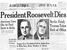 Roosevelt Dies