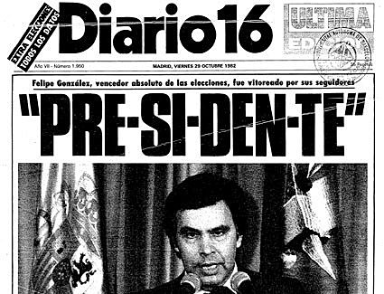 Victoria electoral del PSOE