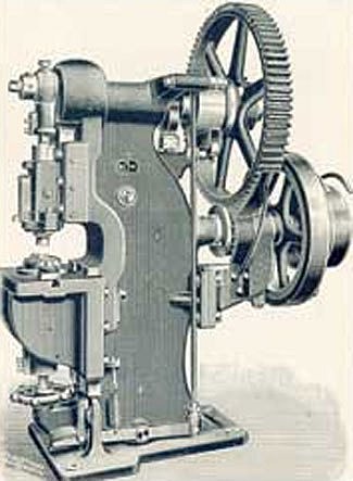 PRENSA HIDRAULICA ACUÑADO DE MONEDAS - HERMANOS PERIER